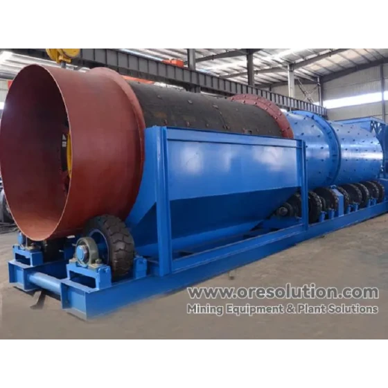 Produktionslinie und Prozessablauf für die Veredelung von alluvialem Schmuckstein-Erz