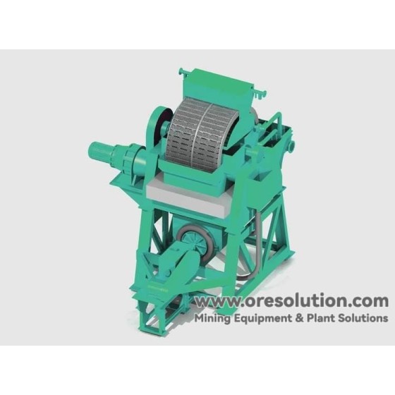 Vertikaler Ring-Nassmagnetabscheider mit hohem Gradienten