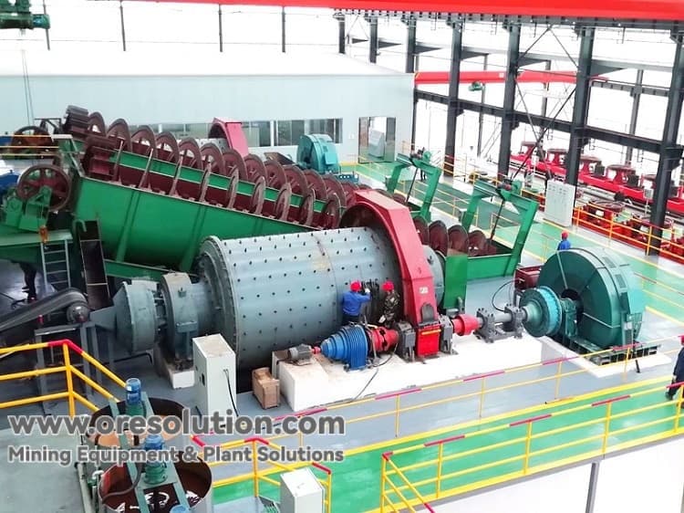 Was ist eine Lösung für eine Aufbereitungsanlage im Bergbau? Was sind die Klassifizierungen?